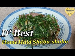 How to cook beef thin slice (shabu-shabu)| Easy way to cook shabu-shabu | Blanch Shabu-shabu