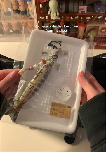 Fish Keychain: Handmade Charm for Your Collection