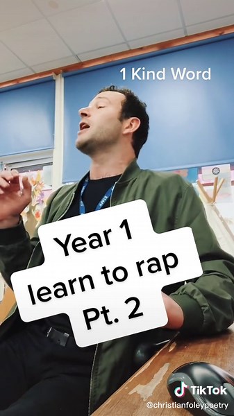 Inspirational School Rap Performance by Teacher - Can We Kick It?