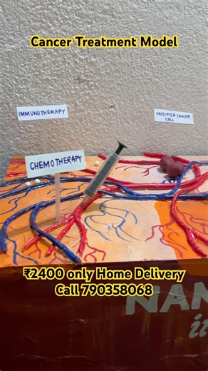 Cancer Working Models | cancer Treatment model @schoolmodels2025 # #schoolmodels #science