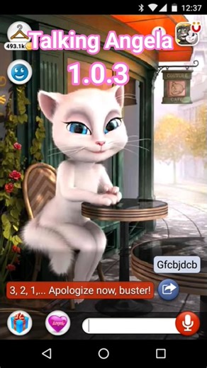 Talking Angela 1.0.3 Chatbot #talkingfriends #talkingtom #games #talkingangela #outfit7