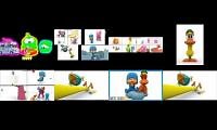 Mix of 8 videos from youtube : Up to faster 24 parison pocoyo