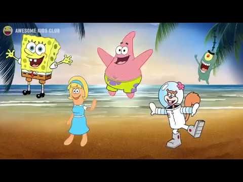 Finger Family Song with Spongebob and Friends!