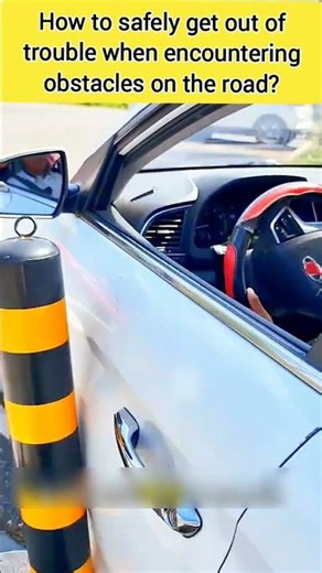 How to Safely Handle Obstacles on the Road #shorts #drivingtips