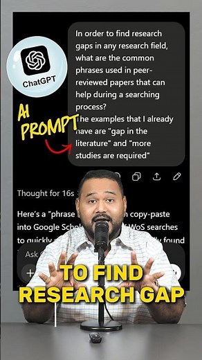 AI PROMPT TO FIND RESEARCH GAP