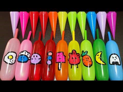 MAKING SLIME WITH PIPING BAG VS BALLOON ! SATISFYING VIDEOS #7263