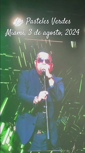 Los Pasteles Verdes. Concierto en Miami, 3 de agosto, 2024. Despedida de Leo Dan de los escenarios