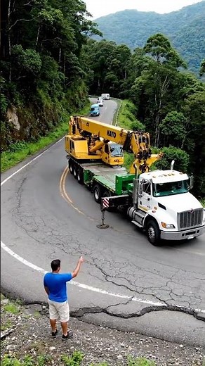 Extreme heavy hauling skills 🚛