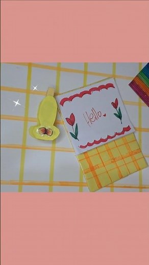 Cute Mini Clipboard DIY ✨ Easy Aesthetic Desk Decor #craft #diy
