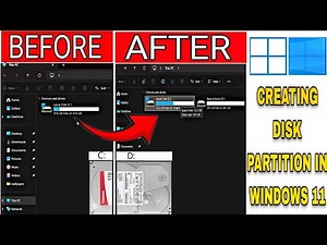 Creating disk partition in windows 10 or windows 11 | How to separate c and d disk in laptop