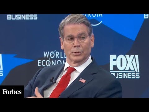 Treasury Sec. Scott Bessent Discusses Greenland, Trade, Tariffs At WEF Before Trump Arrives In Davos