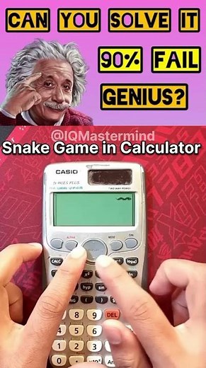 (Don’t Skip) Secret Method to Play Snake Game on ANY Casio Calculator! 😱🐍#youtubeshorts #shorts