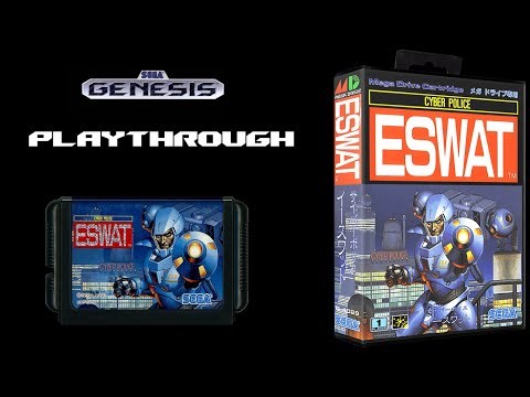 ESWAT: City Under Siege – Sega Genesis Playthrough 🦾🔥