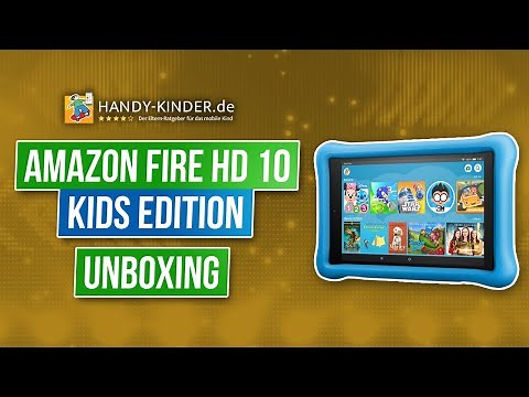 Amazon Fire HD 10 Kids Edition (2019) - Kindertablet von Amazon im Testvideo [unboxing]