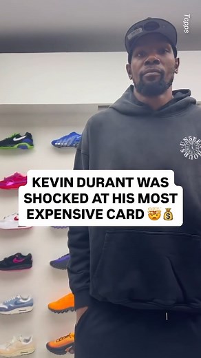 16K views · 78 reactions | KD’s Reaction to His $780K Card Is Priceless  Our 2021 sale aged like fine wine — and KD’s just catching up. Got a card that belongs in that league? Email Sell@Goldin.com to consign! : Topps | Goldin | Facebook