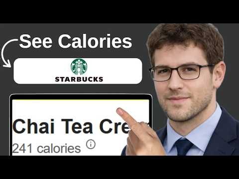 How To See Calories In Starbucks