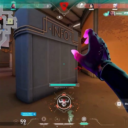 The CALMEST calm aim clip in Valorant..