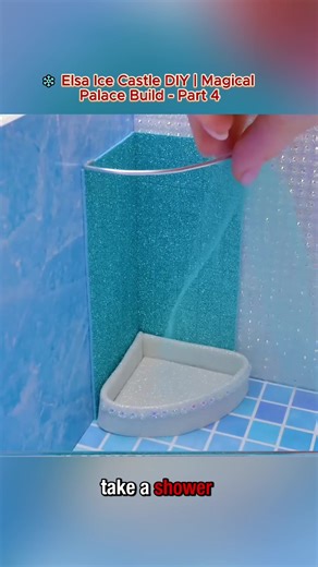 ❄️ Elsa Ice Castle DIY Magical Palace Build #fy #DIY #toys #cute #kidsvideo