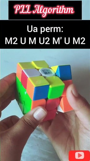 Ua perm algorithm 3x3 cube. easy tutorial #rubikscube #cubing