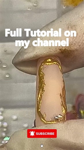 Don't skip this step for perfect 3D gems #nailart #naildesign #tutorial