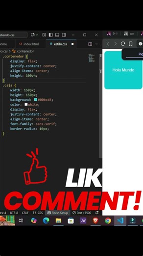 #shorts Truco rápido de CSS para centrar un div correctamente