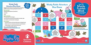 Peppa Pig: Muddy Puddle Adventure Dice Game