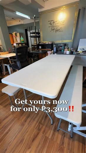 RESTOCK‼️📣 6FT Rectangular Folding Table Buy 1 Take 1 is BACK!! ✨ Shop now while supplies last! 🛒 𝗜𝗡𝗤𝗨𝗜𝗥𝗘 𝗡𝗢𝗪 📍Store Location: 𝟮/𝗙 𝟱𝟴𝟬 𝗦𝘂𝘀𝗮𝗻𝗼 𝗥𝗱. 𝗔𝗹𝗺𝗮𝗿 𝗖𝗮𝗺𝗮𝗿𝗶𝗻, 𝗖𝗮𝗹𝗼𝗼𝗰𝗮𝗻 𝗖𝗶𝘁𝘆 📲📞 𝗩𝗶𝗯𝗲𝗿 09278843071 / 09157803888 ☎️(02) 8252-9563 📩 metalracks.otherfurniture@gmail.com ✏Look for 𝙈𝙨. 𝘼𝙥𝙧𝙞𝙚𝙡 / 𝙎𝙞𝙧 𝘿𝙤𝙣 #MROFFurniture #fypシ゚ #furnituresupplier #FoldingTable #Buy1Take1Promo #OutdoorFoldingTable #FurnitureDeals #6ftFoldingTable | MROF 