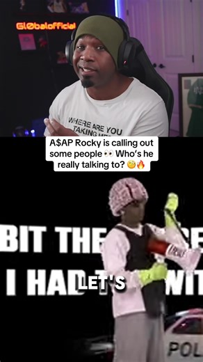 A$AP Rocky is calling out some people 👀 Who’s he really talking to? 🧐🔥 #asaprocky #hiphop #rap #raptok #reaction @A$AP ROCKY