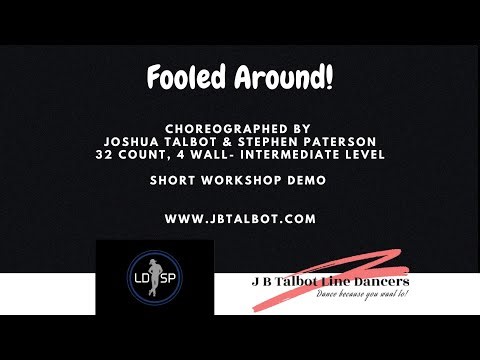 Fooled Around! Line Dance by Joshua Talbot and Stephen Paterson [Short Workshop Demo]