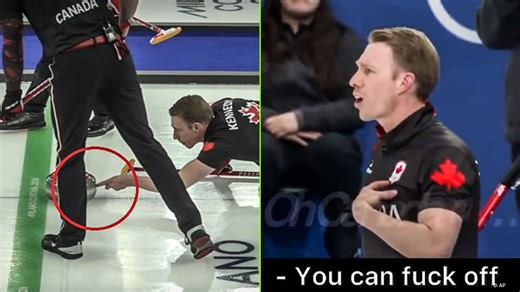 "You can fuck off!": gemoederen geraken verhit in curling, Zweden beschuldigt Canada van valsspelen | sporza