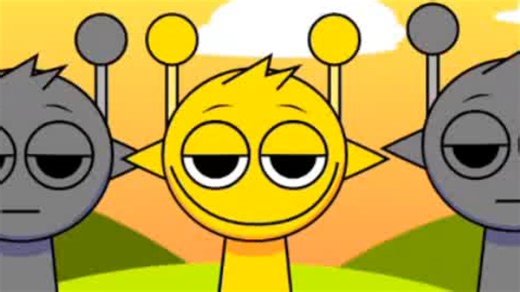 sprunki simon time第四次混音 太好听了！！！