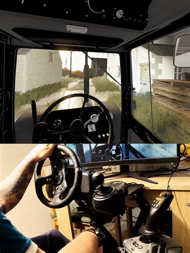 Farming Simulator Case IH 1056 Turbo Steering Wheel Manual Gearbox Thrustmaster Farmstick #dkgc