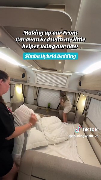 Simba Hybrid Bedding for Your Front Caravan Bed | Stay Comfortable & Stylish