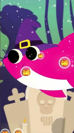 Halloween Baby Shark Family 👻 | Halloween Sharks Doo Doo Doo | #shorts #halloween #babysharksong