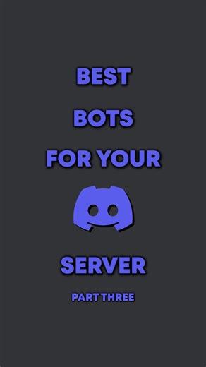 Best bots for your discord server | Part 3 #discord #discordhacks #discordsecrets #discordtips #fyp