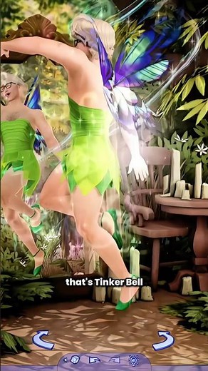 Tinker Bell in the sims 4?! 😳#thesims #sims4 #shorts