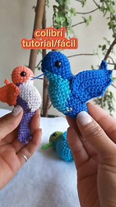 Video completo en la página 👉 Coconetl #colibri #tutorial #pasoapaso #amigurumi #pajaritos | Coconetl