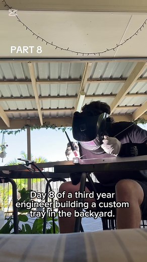 Day 8 of a third year engineer building a custom tray in the backyard #engineer #mechanical #foryou #tray #ute #4x4 #mechanicalengineering #4x4offroad #custom #customtray #engineering #make