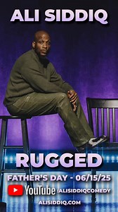 Tomorrow, RUGGED, is available on YouTube! It's the PERFECT special for Father's Day! AliSiddiqComedy on YT or AliSiddiq.com. And THANK YOU for watching and sharing MY TWO SONS! 5 million views in 30 days is crazy! | Ali Siddiq