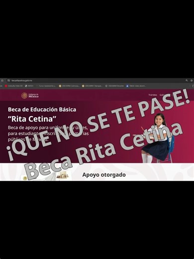 Registro Beca Rita Cetina 2026: Tutorial Paso a Paso