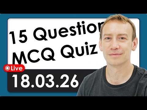 15 MCQ A Level Physics Quiz - LIVE