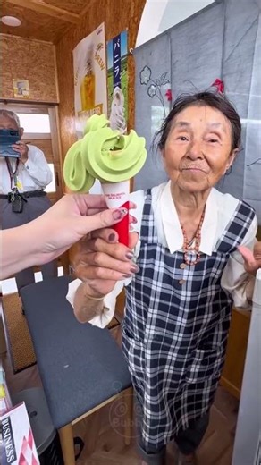 This Granny's Ice Cream Is VERY Popular and Here's Why! #shorts