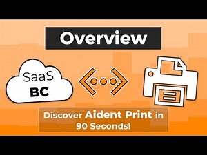 Aident Print: Effortless Cloud Printing for Microsoft Dynamics 365 Business Central