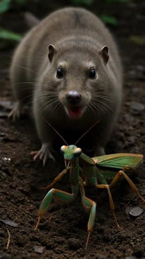 This Tiny Animal Eats Nonstop 😨 #shorts #wildlife #naturefight #fighting