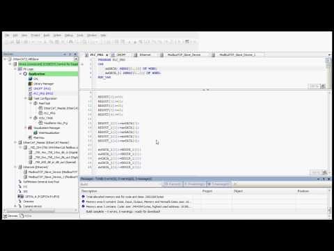 Raspberry Pi as a two Codesys Modbus Slaves connected with two Modbus Masters