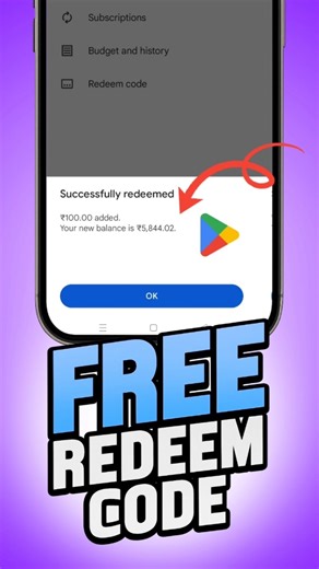 ₹100 Redeem Code | Google Play Store Redeem Code | How to Get Free Redeem Codes 2026 #redeemcode
