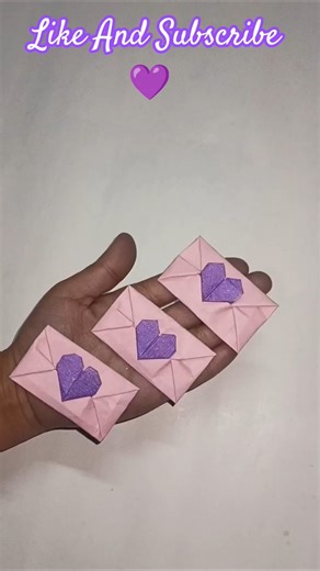 Diy Mini Envelope 💌💜#shorts #youtubeshorts #teamanvik #envelope 💌💜