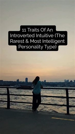 Introverted intuitives make up only 1–3% of the population — and for good reason. 🌙 They’re deep thinkers, natural visionaries, and emotional powerhouses who see life differently than most. Here are 11 traits that make them the rarest and most intelligent personality type 👇 1. They’re incredibly self-aware They see patterns in themselves and the world — and use that insight to grow, not hide. 2. They pick up on social energy They can feel when something’s off and often know what others need be