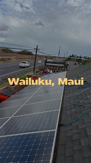 Another year, another set of panels shining at peak performance. Annual cleaning makes a real difference in energy output and lifespan. Mahalo to our amazing customers for trusting us with your systems.