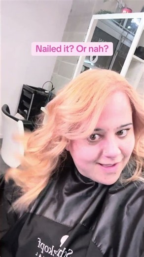 I asked for strawberry, peachy, pinky blonde hair in Christchurch, NZ…. Did I nail it? Or hair fail?